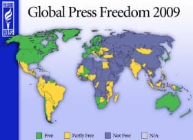 mappa, libertà di stampa, freedom house