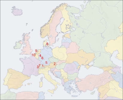mappa, europa, top 10, città, migliori, classifica